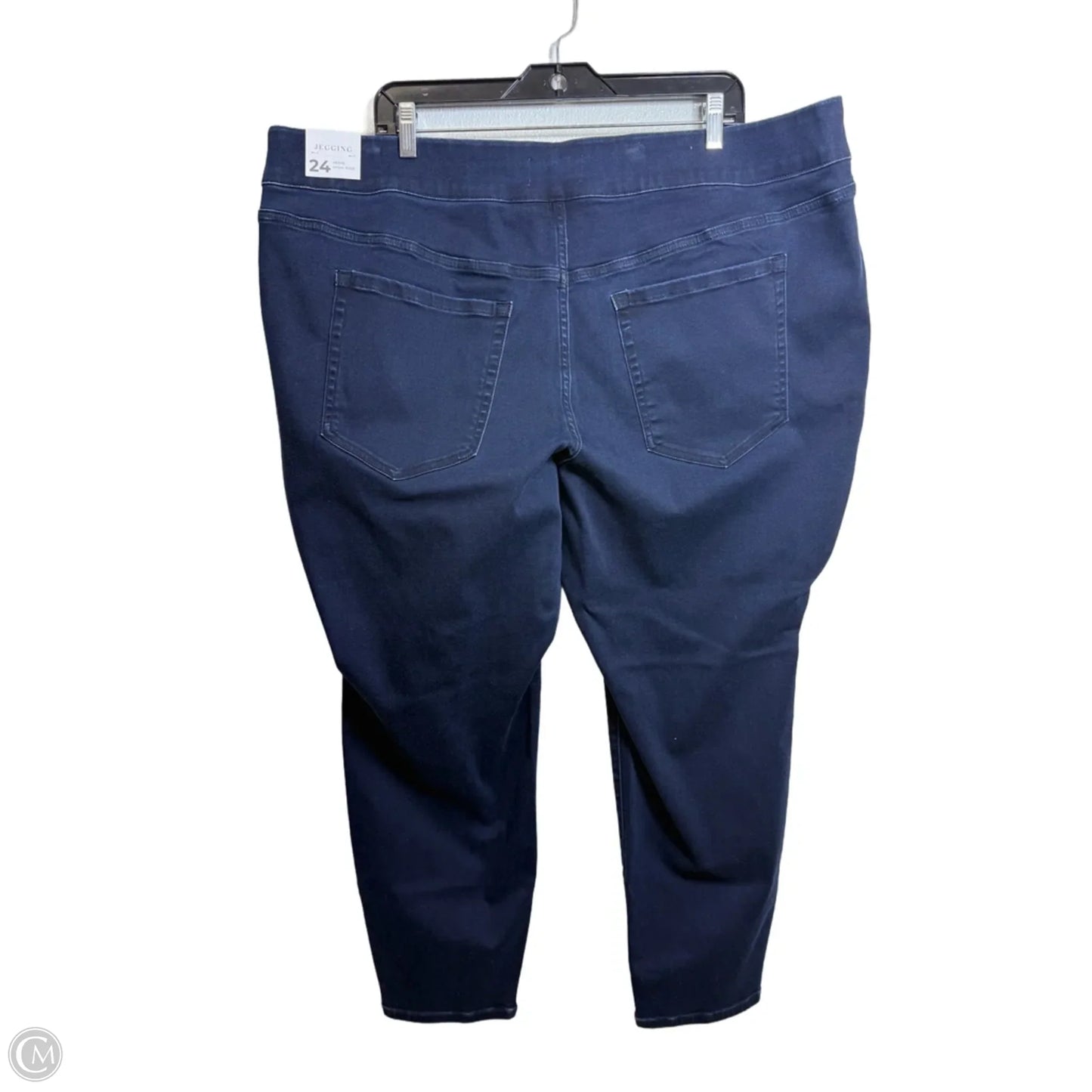 Jeans Jeggings By Lane Bryant In Blue Denim, Size: 24