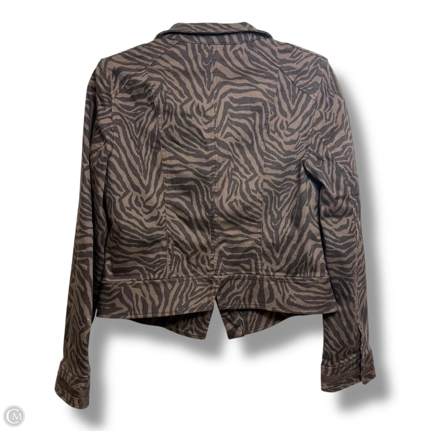 Jacket Denim By White House Black Market In Brown, Size: 8