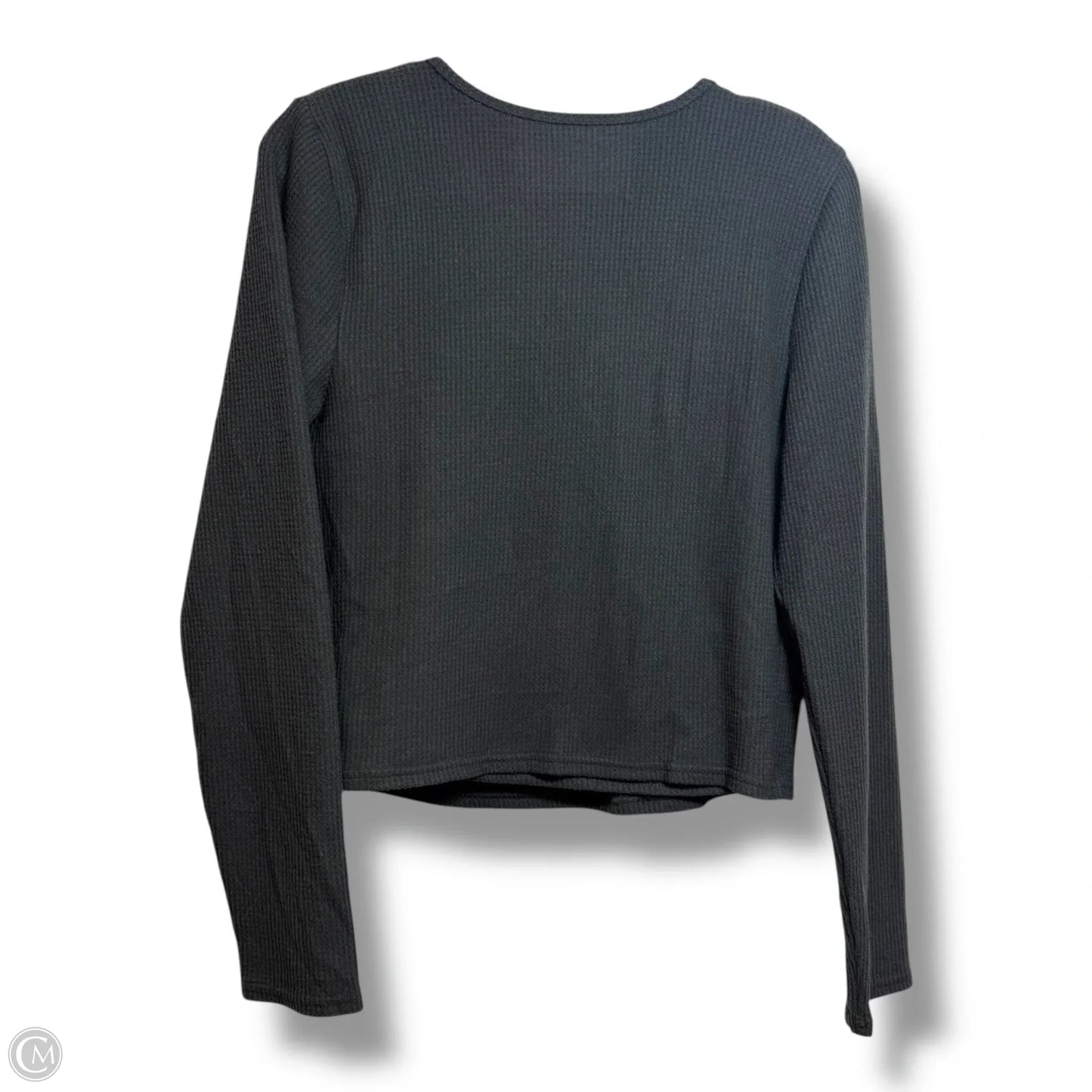 Top Long Sleeve By Aerie In Grey, Size: L
