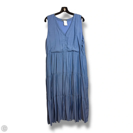 Dress Casual Maxi By Clothes Mentor In Blue, Size: L