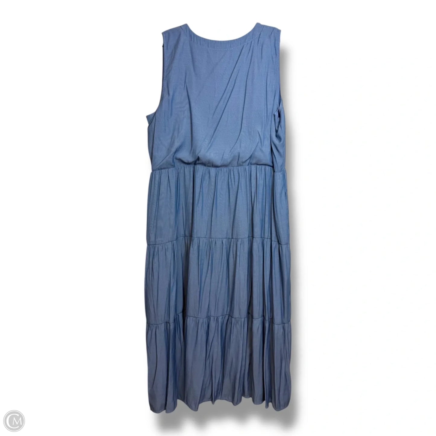 Dress Casual Maxi By Clothes Mentor In Blue, Size: L
