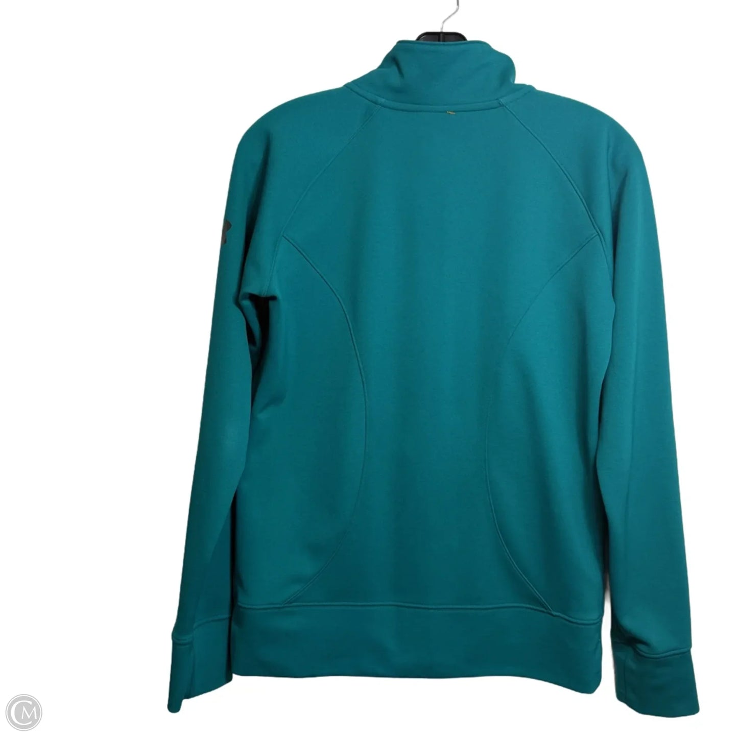 Athletic Jacket By Under Armour In Teal, Size: S