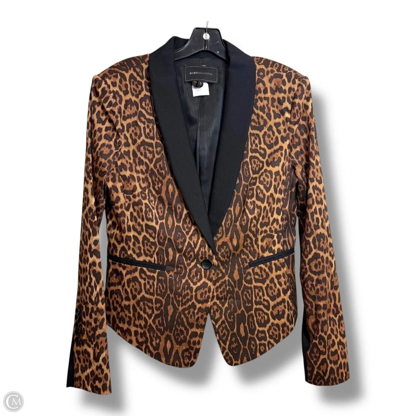 Blazer By Bcbgmaxazria In Animal Print, Size: L