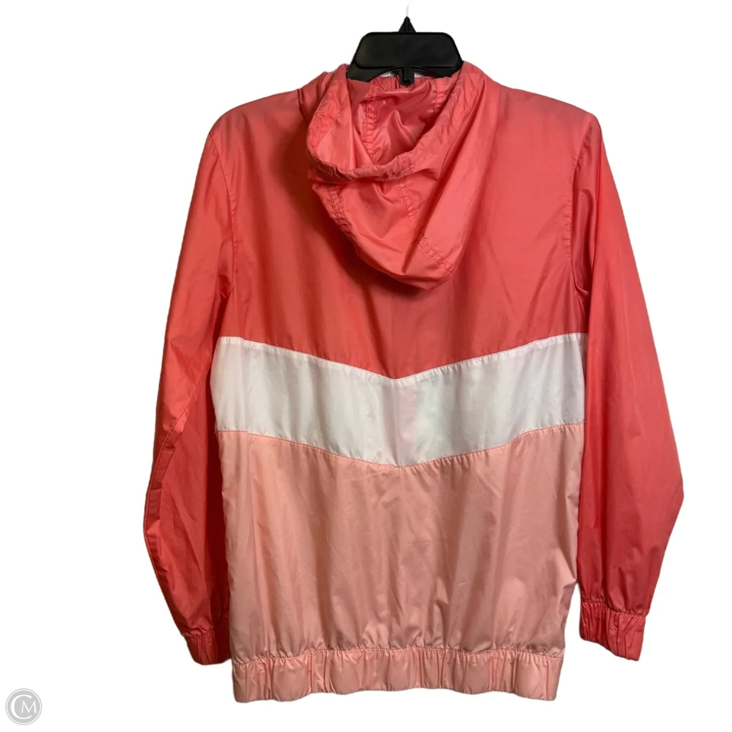 Jacket Windbreaker By Columbia In Coral, Size: S