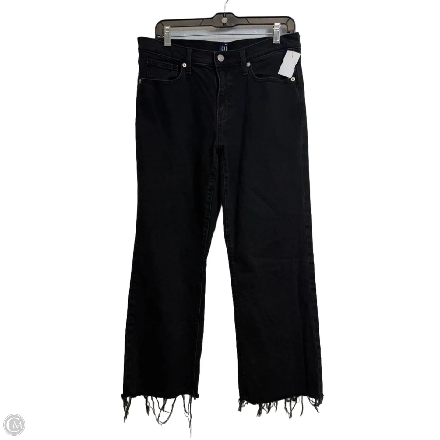 Jeans Flared By Gap In Black, Size: 12