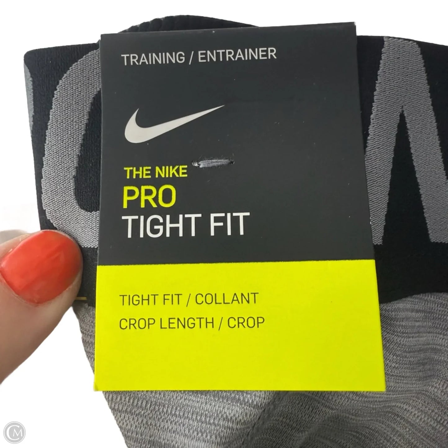 Athletic Leggings By Nike Apparel In Black, Size: L