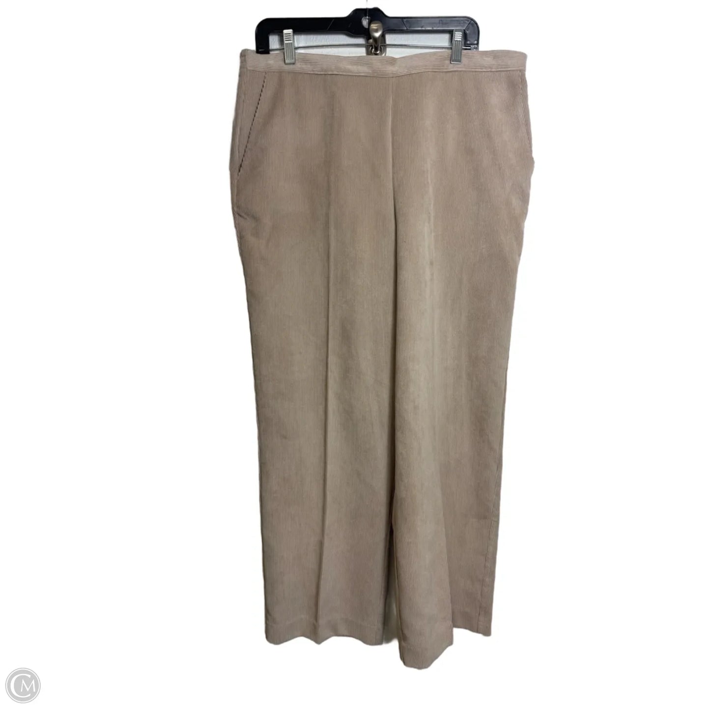 Pants Corduroy By Alfred Dunner In Tan, Size: 16
