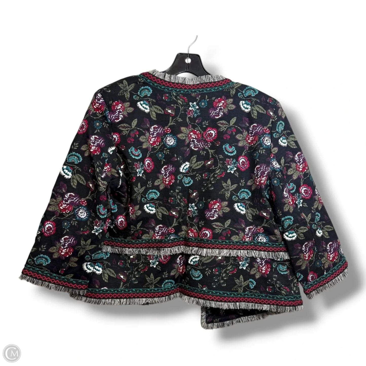 Blazer By Loft In Floral Print, Size: 14