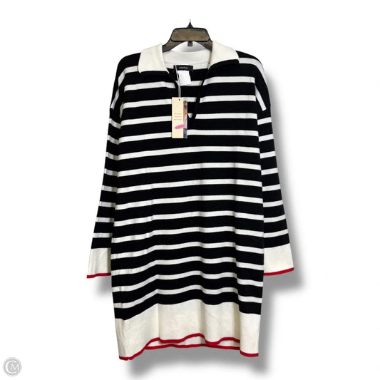 Dress Sweater By Dokotoo In Striped Pattern, Size: L