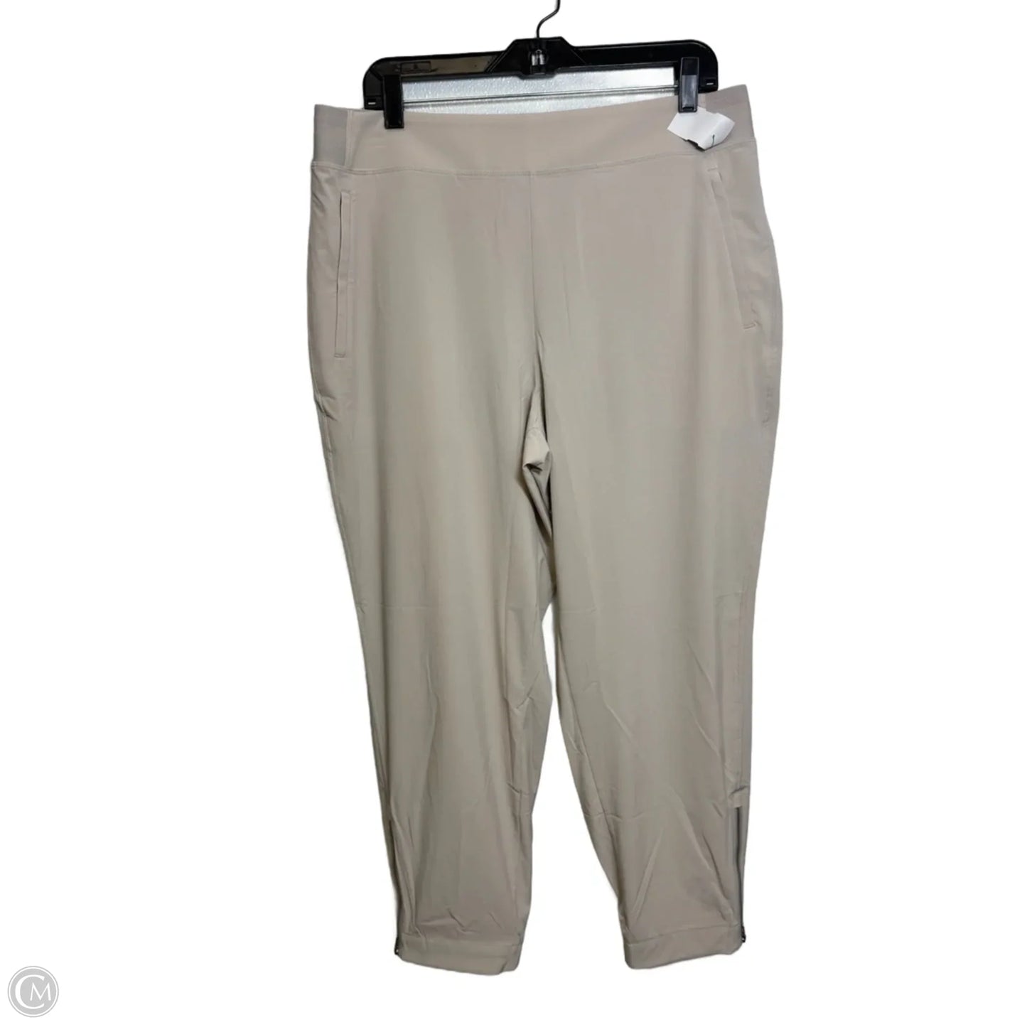 Athletic Pants By Athleta In Tan, Size: 14