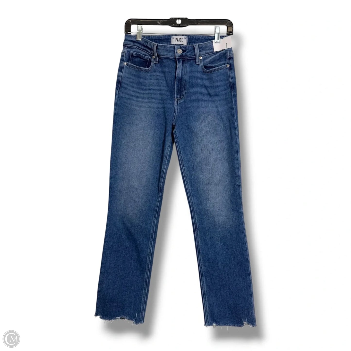 Jeans Straight By Paige In Blue Denim, Size: 6
