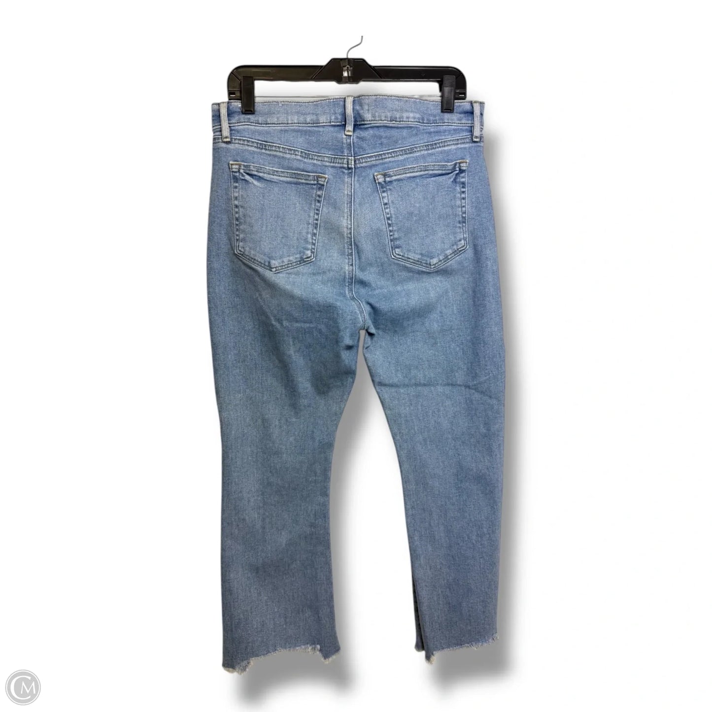 Jeans Cropped By Loft In Blue Denim, Size: 12