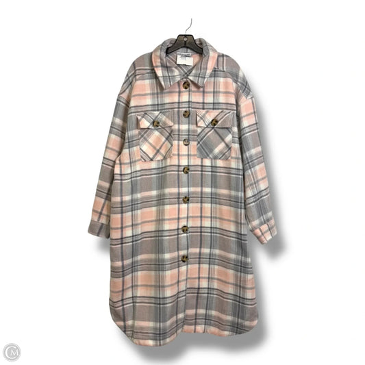 Coat Other By Clothes Mentor In Plaid Pattern, Size: 2x