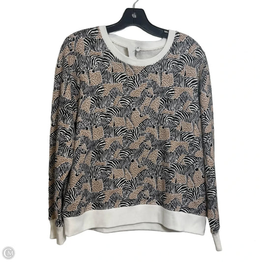 Sweatshirt Crewneck By J. Crew In Multi-colored, Size: M
