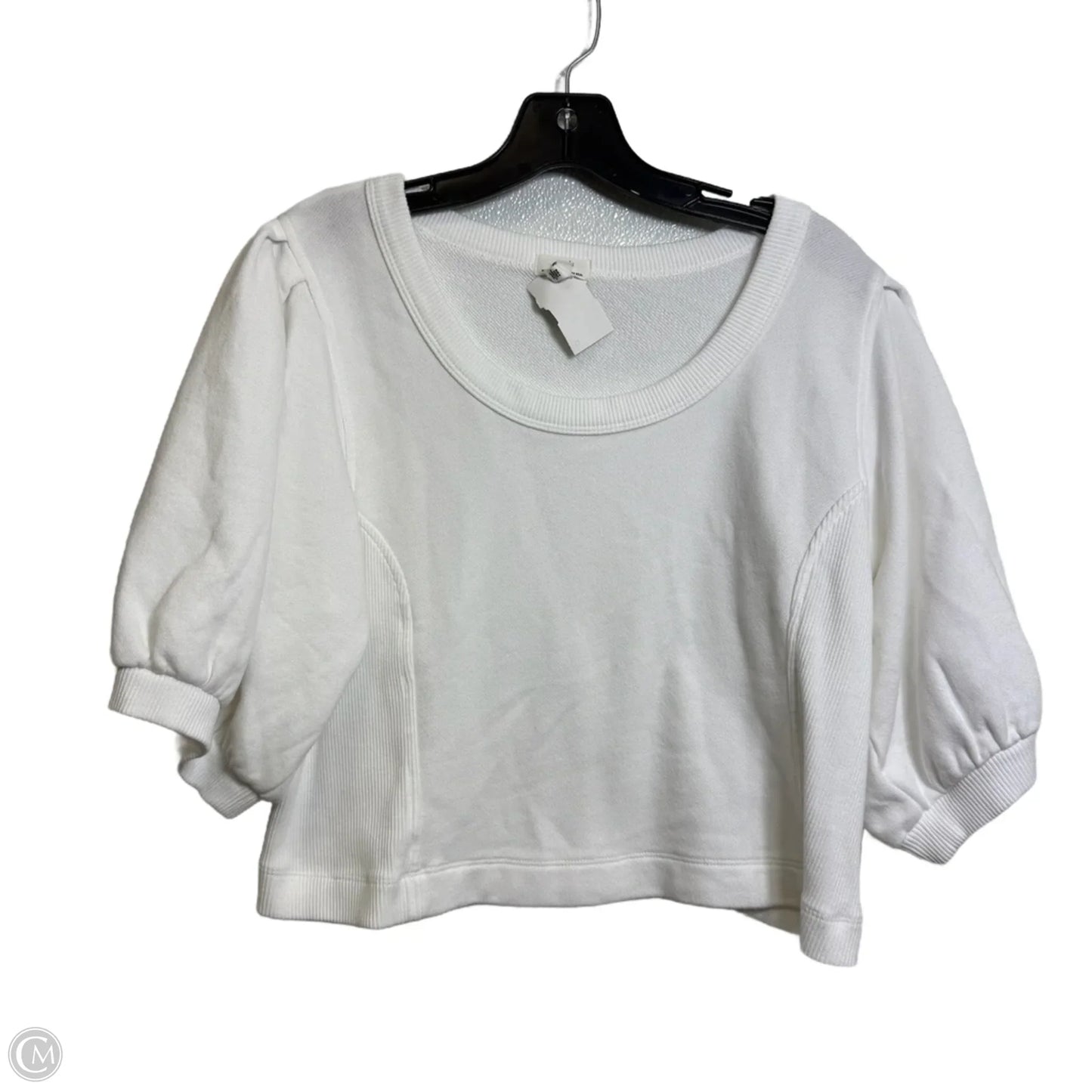Top Short Sleeve By Aerie In White, Size: L
