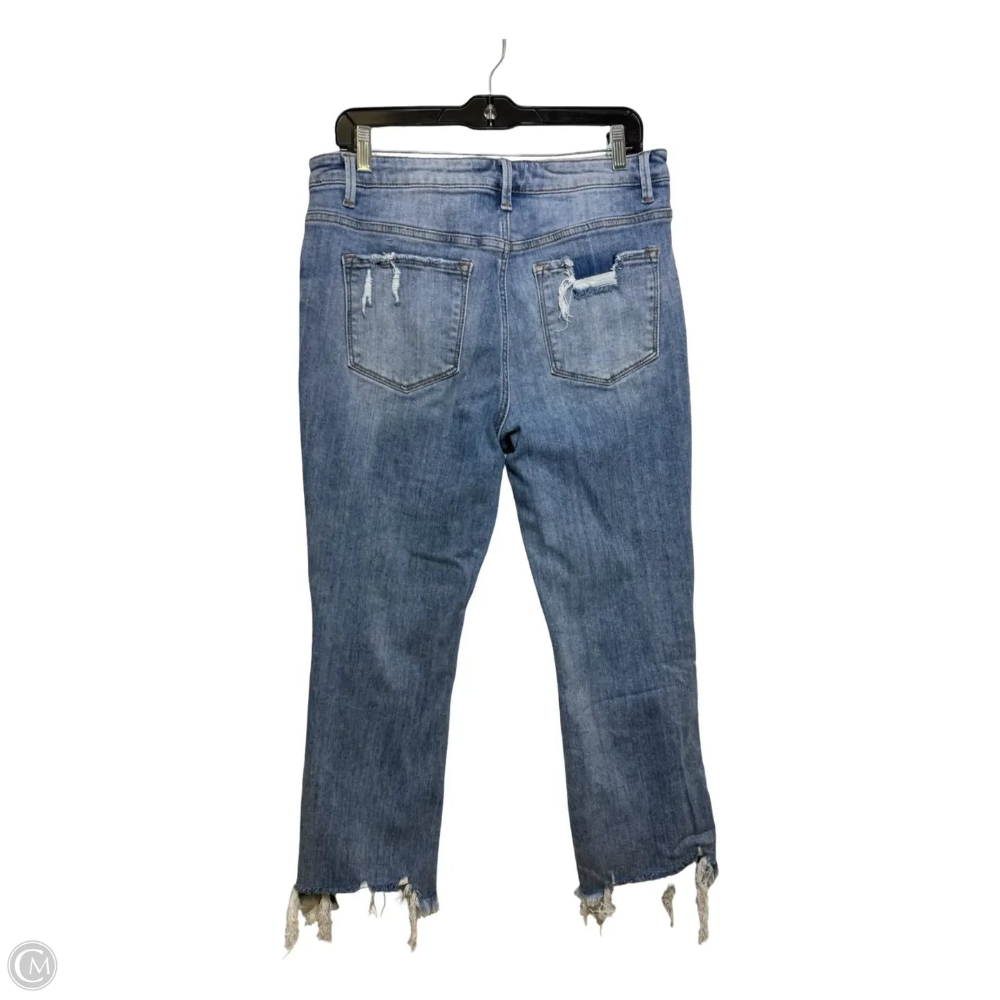 Jeans Straight By Vervet In Blue Denim, Size: 12