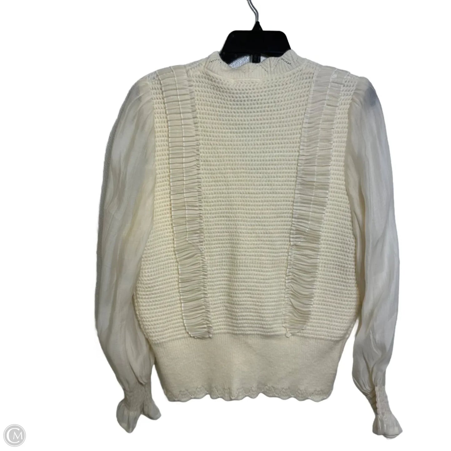 Cardigan By Cocobleu In Ivory, Size: Xl