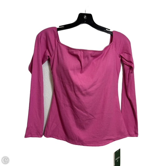 Athletic Top Long Sleeve Crewneck By Halara In Pink, Size: M
