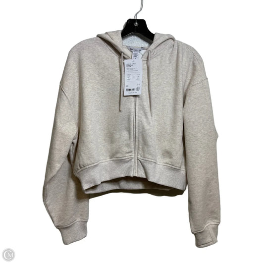 Athletic Jacket By Athleta In Cream, Size: S
