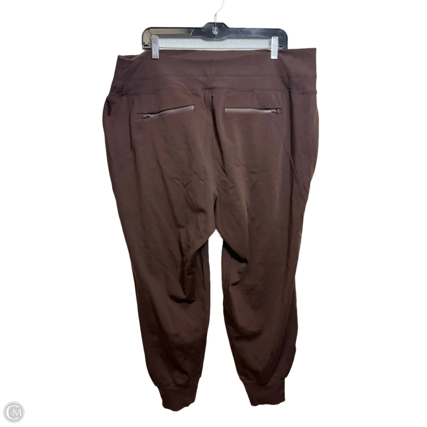 Athletic Leggings By Athleta In Brown, Size: 2x