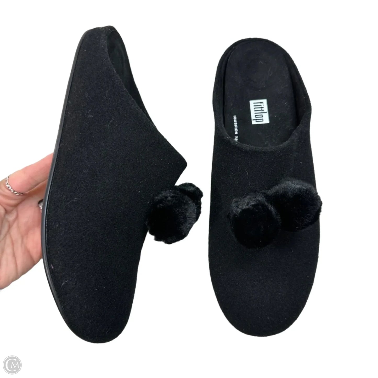 Slippers By Fitflop In Black, Size: 10
