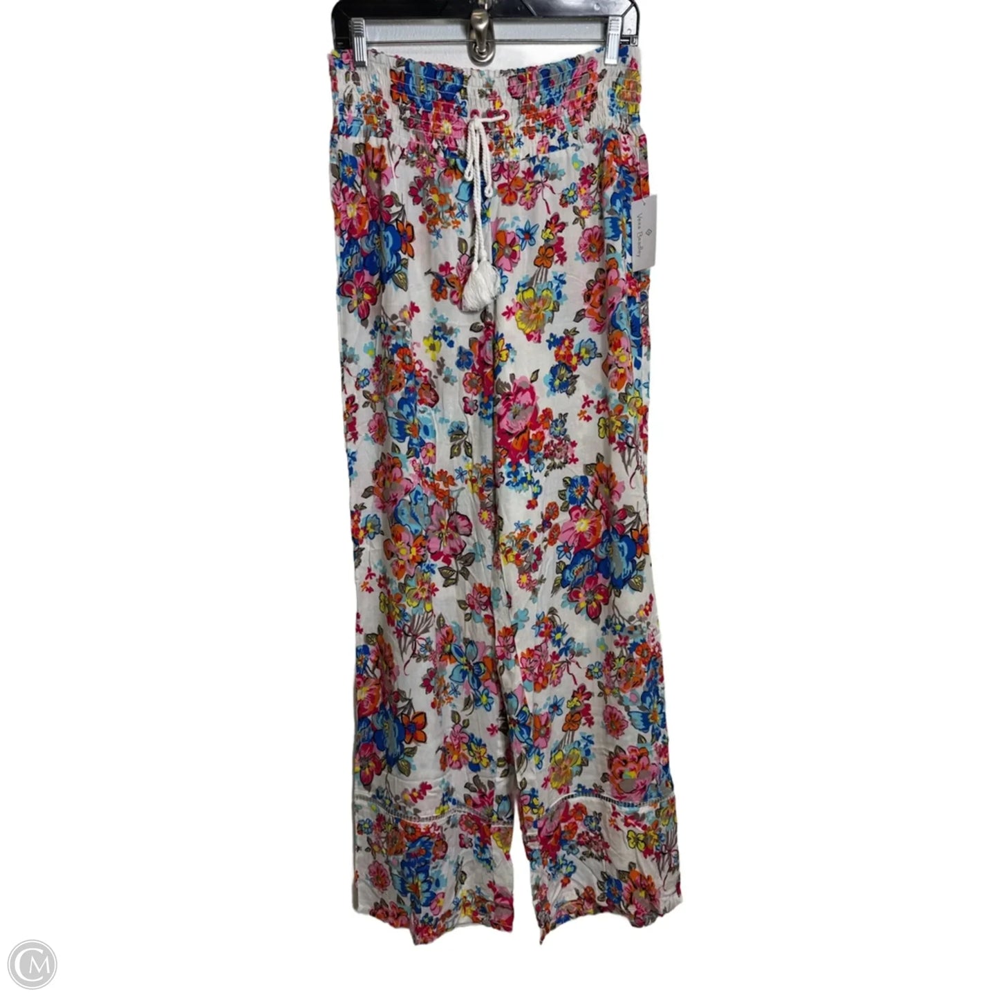 PJ SET Top Short Sleeve & pajama pants set By Vera Bradley In Blue, Size: Xl