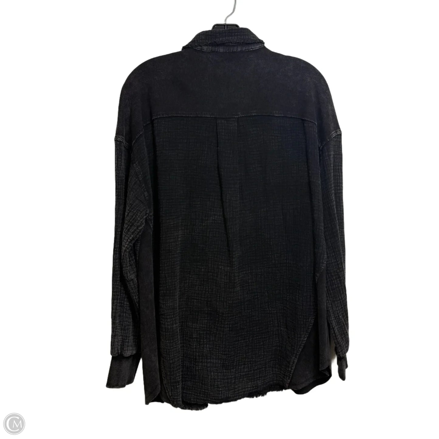 Top Long Sleeve By Clothes Mentor In Black, Size: S