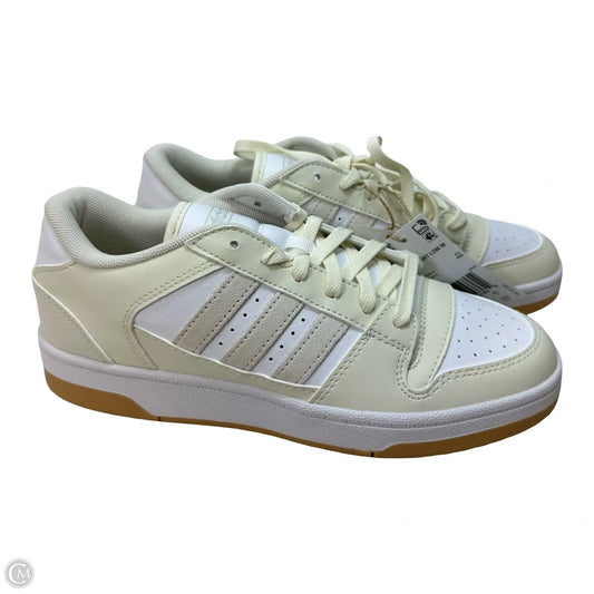 Shoes Sneakers By Adidas In Ivory, Size: 8