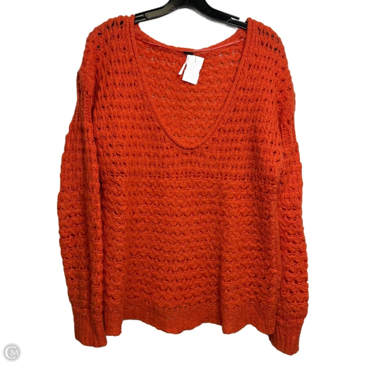 Sweater By Free People In Orange, Size: Xs