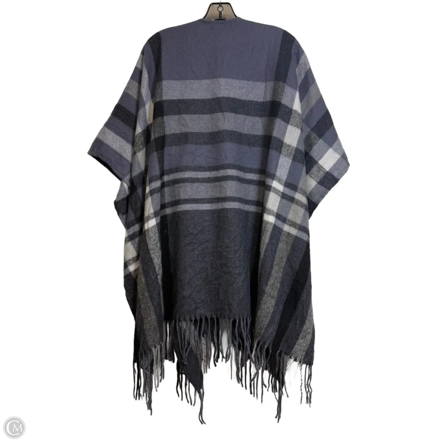 Shawl By Banana Republic In Plaid Pattern, Size: Osfm