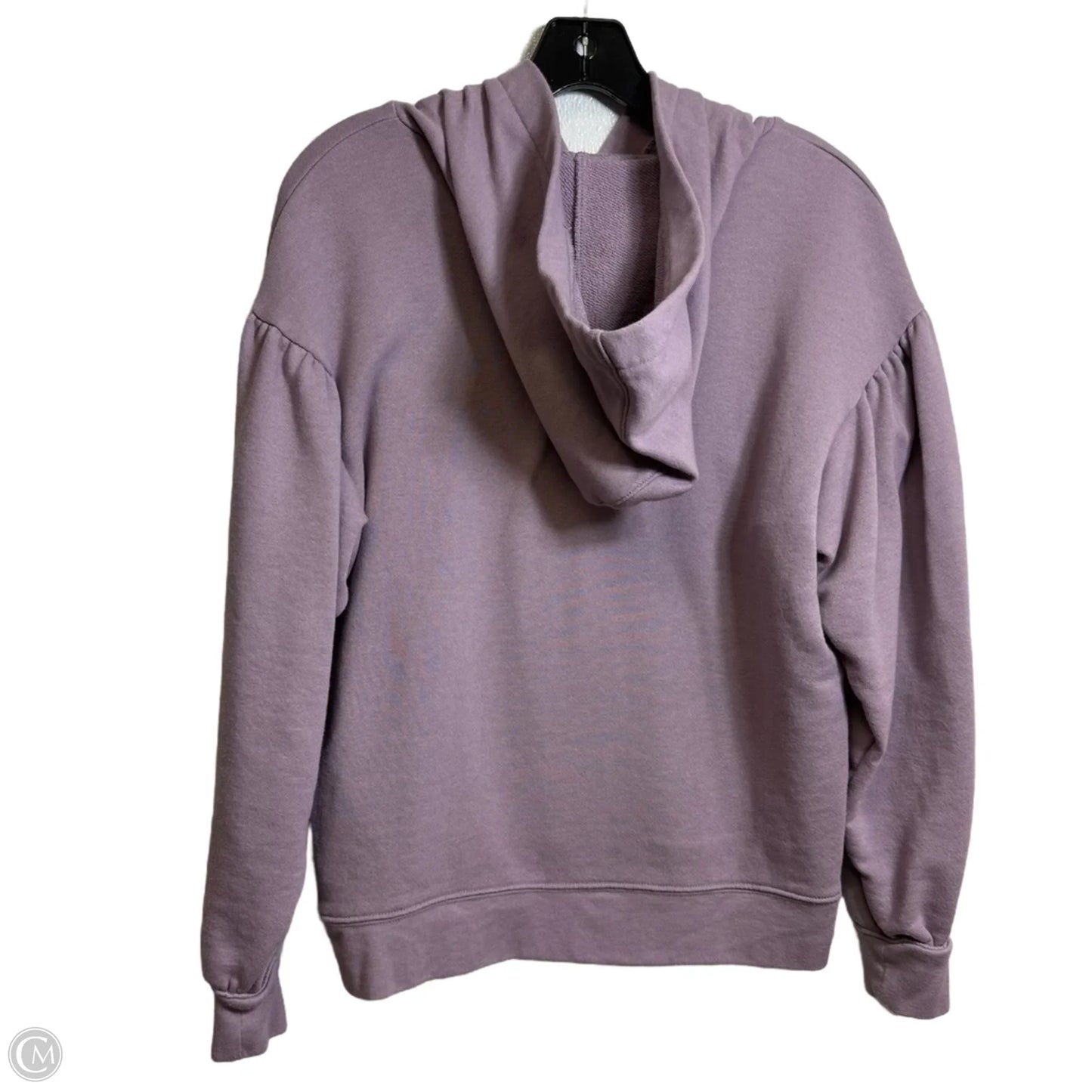 Sweatshirt Hoodie By Madewell In Purple, Size: S