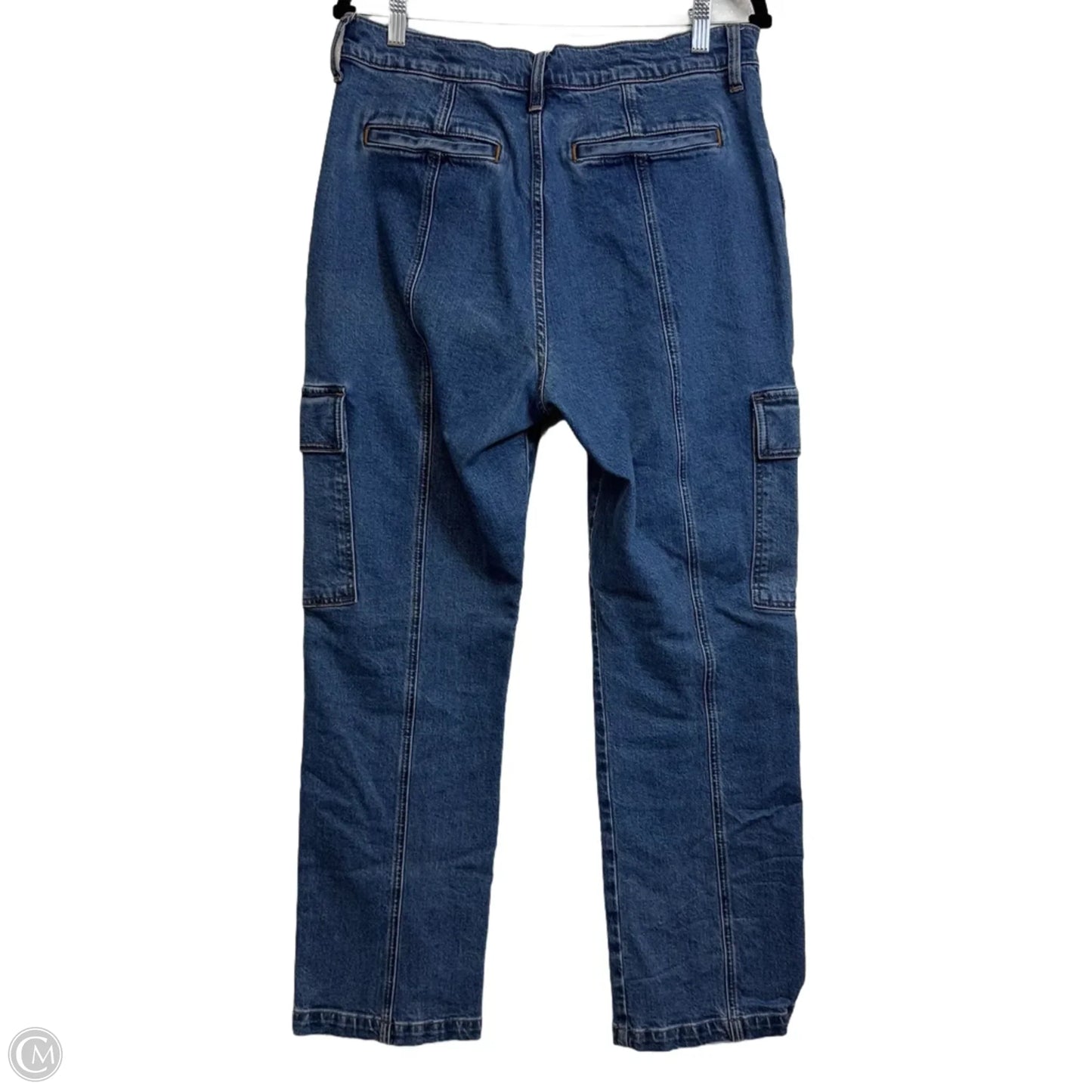 Jeans Straight By Madewell In Blue Denim, Size: 8