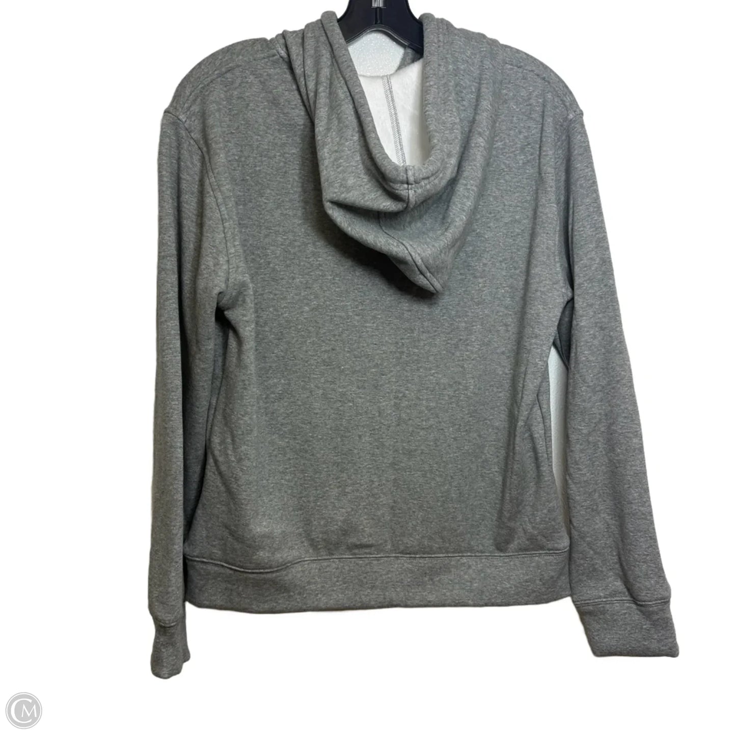 Sweatshirt Hoodie By J. Crew In Grey, Size: M