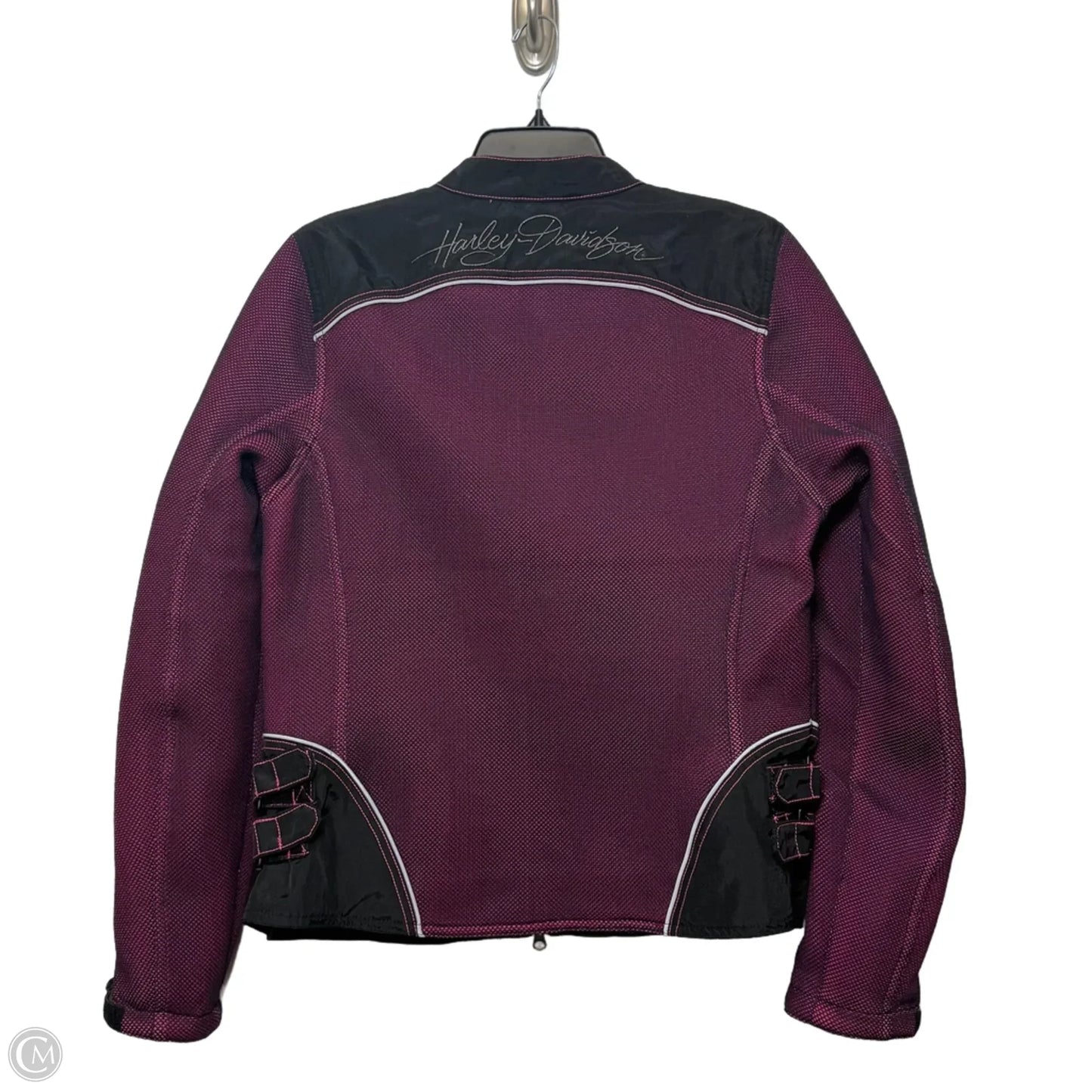 Jacket Other By Harley Davidson In Black & Pink, Size: L