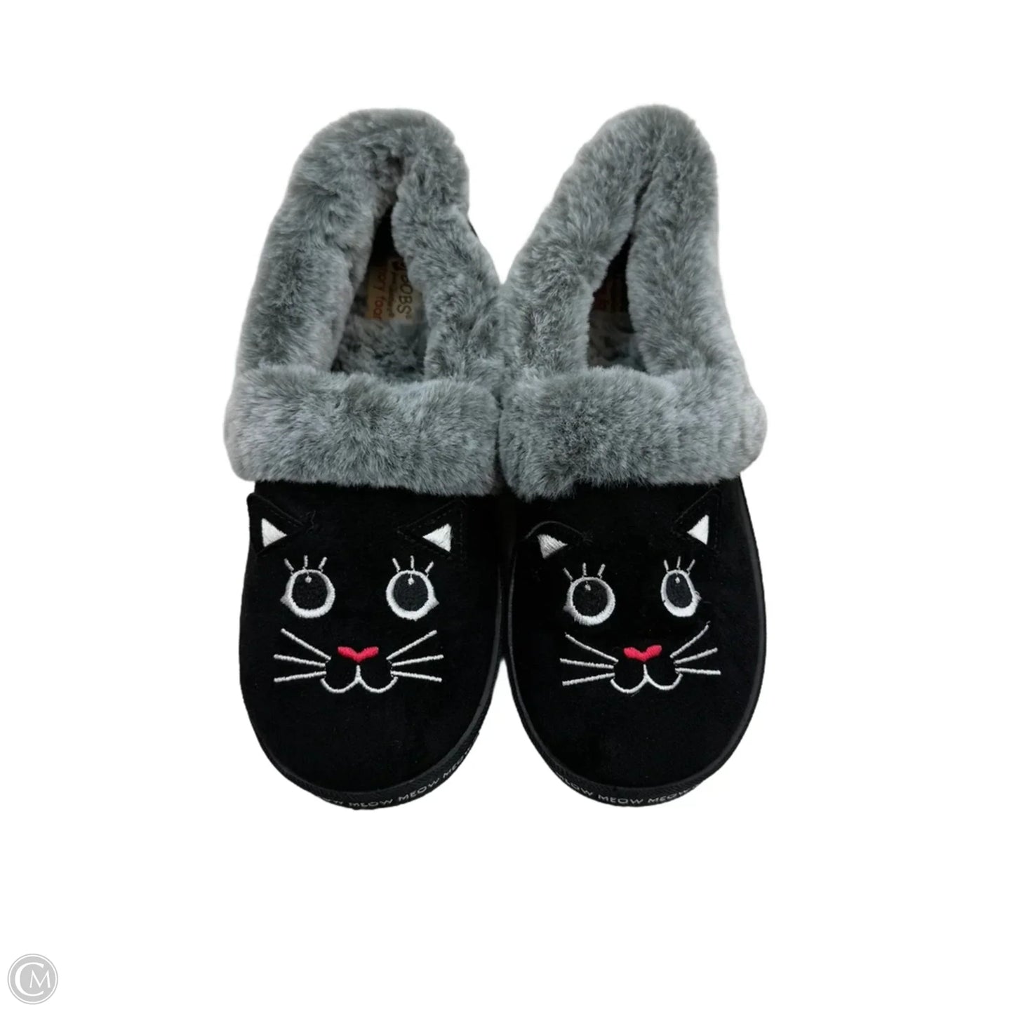 Cat Slippers By Bobs In Black, Size: 8