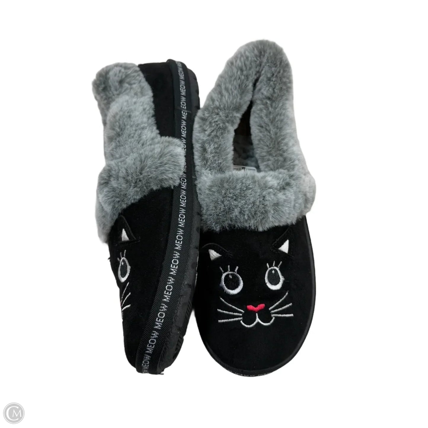 Cat Slippers By Bobs In Black, Size: 8