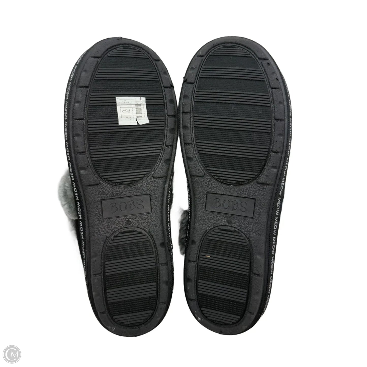 Cat Slippers By Bobs In Black, Size: 8