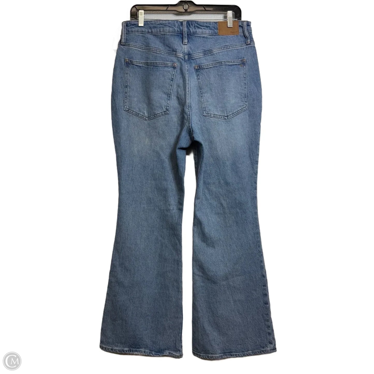 Jeans Flared By Madewell In Blue Denim, Size: 12