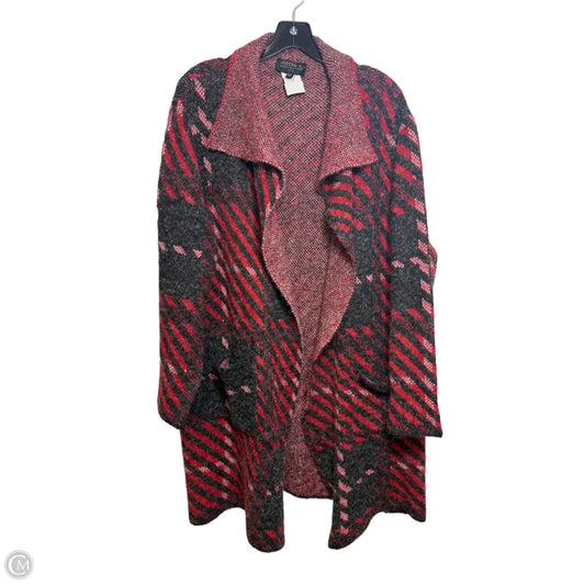 Cardigan By Joseph A. In Red, Size: Xl