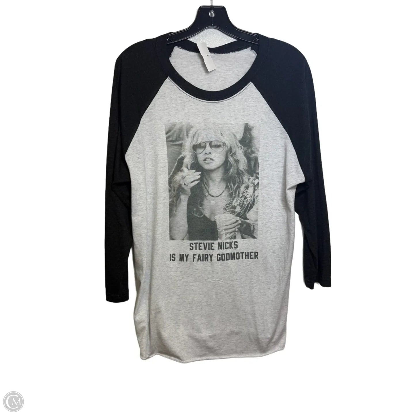 Top Long Sleeve Basic By Clothes Mentor In Grey, Size: M