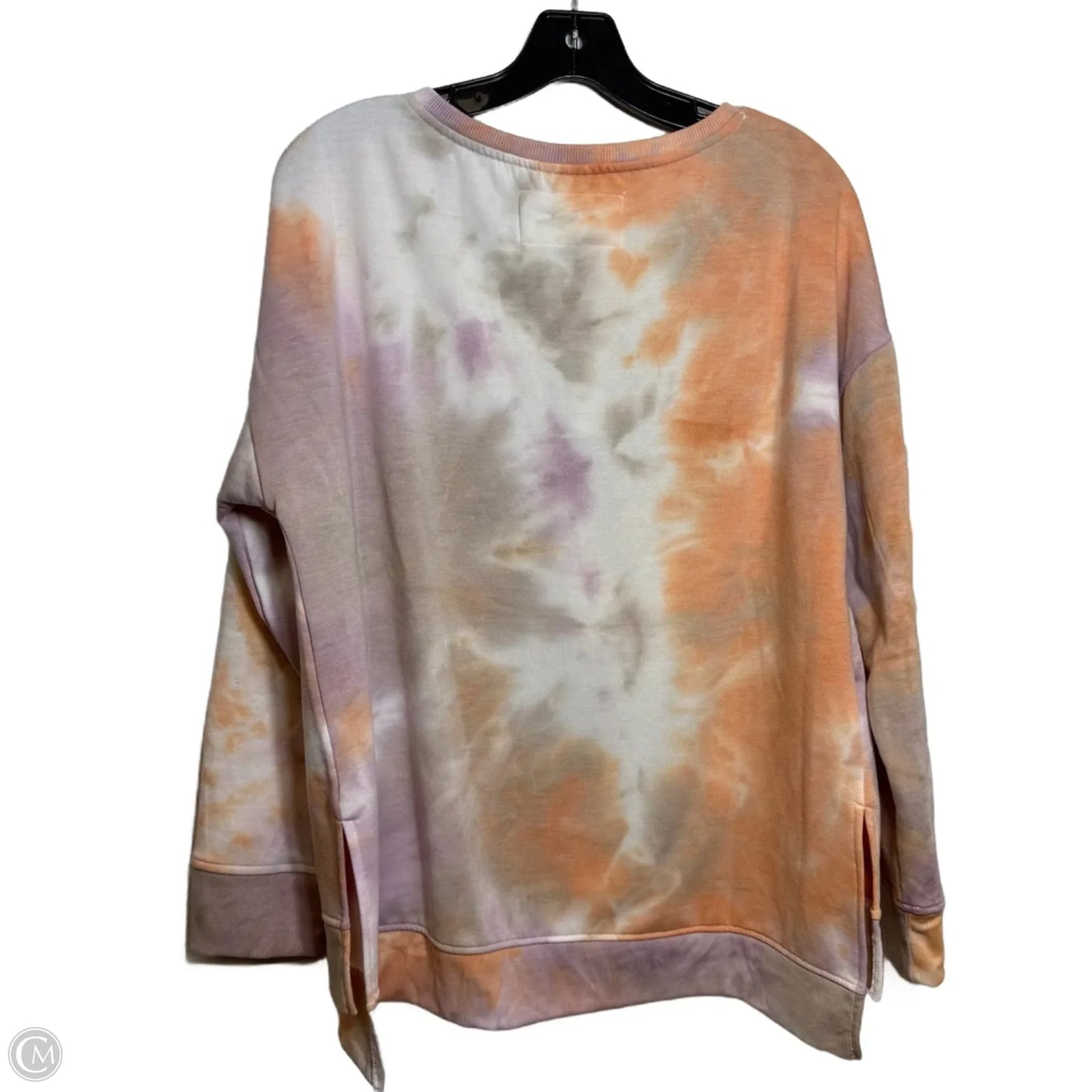 Sweatshirt Collar By The Sweatshirt Project In Tie Dye Print, Size: M