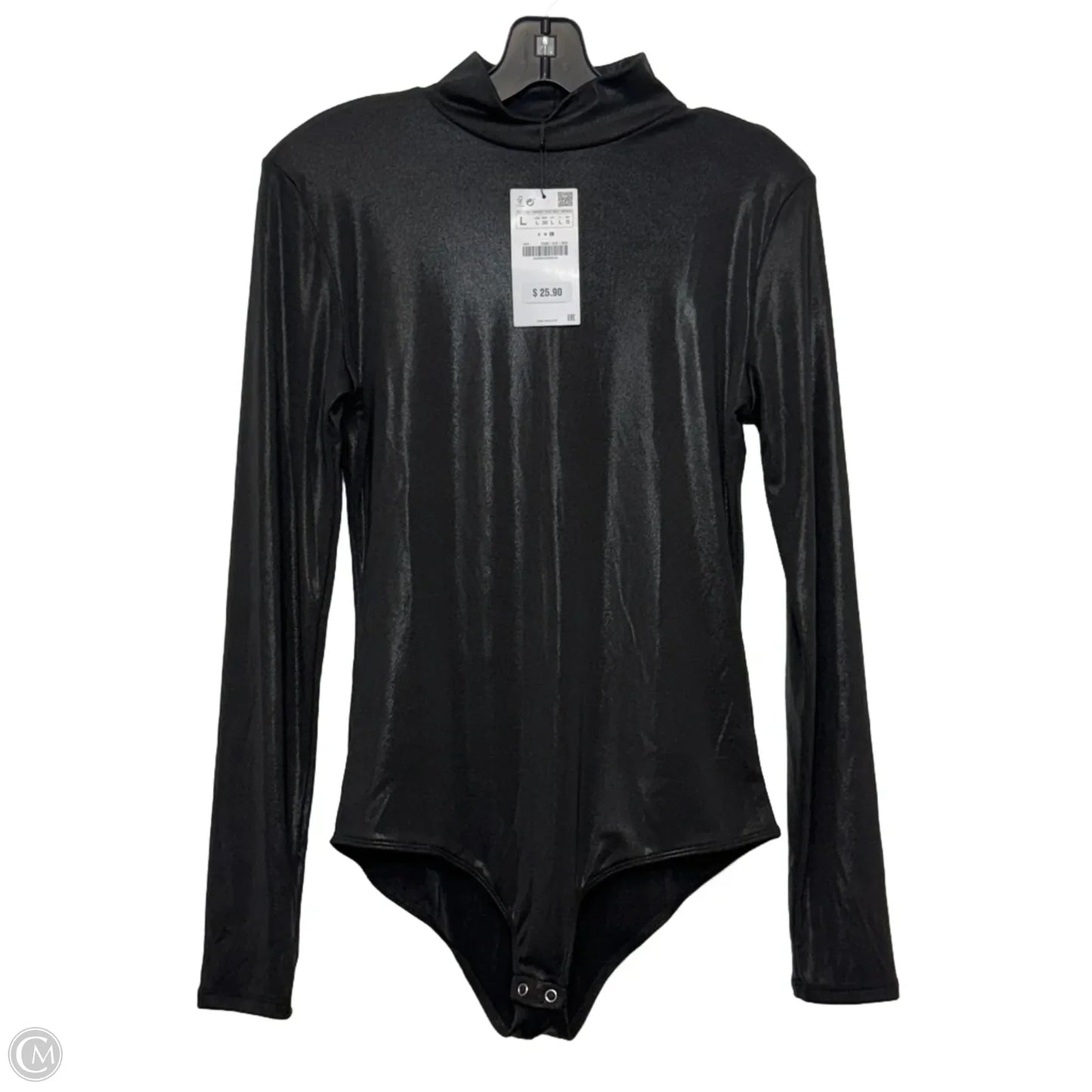 Bodysuit By Zara In Black, Size: L