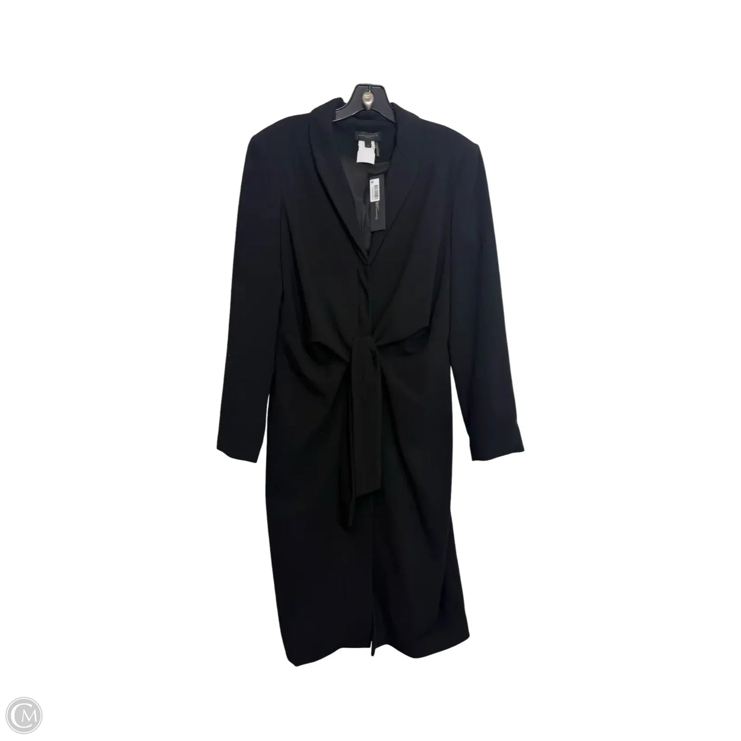 Dress Casual Midi By Donna Karan In Black, Size: L