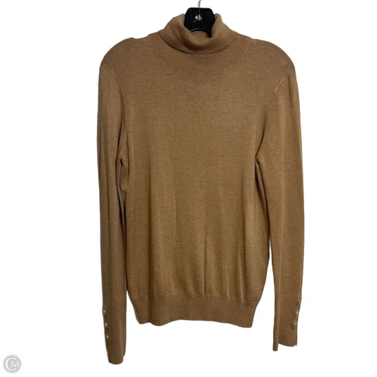 Top Long Sleeve By Zara In Tan, Size: L