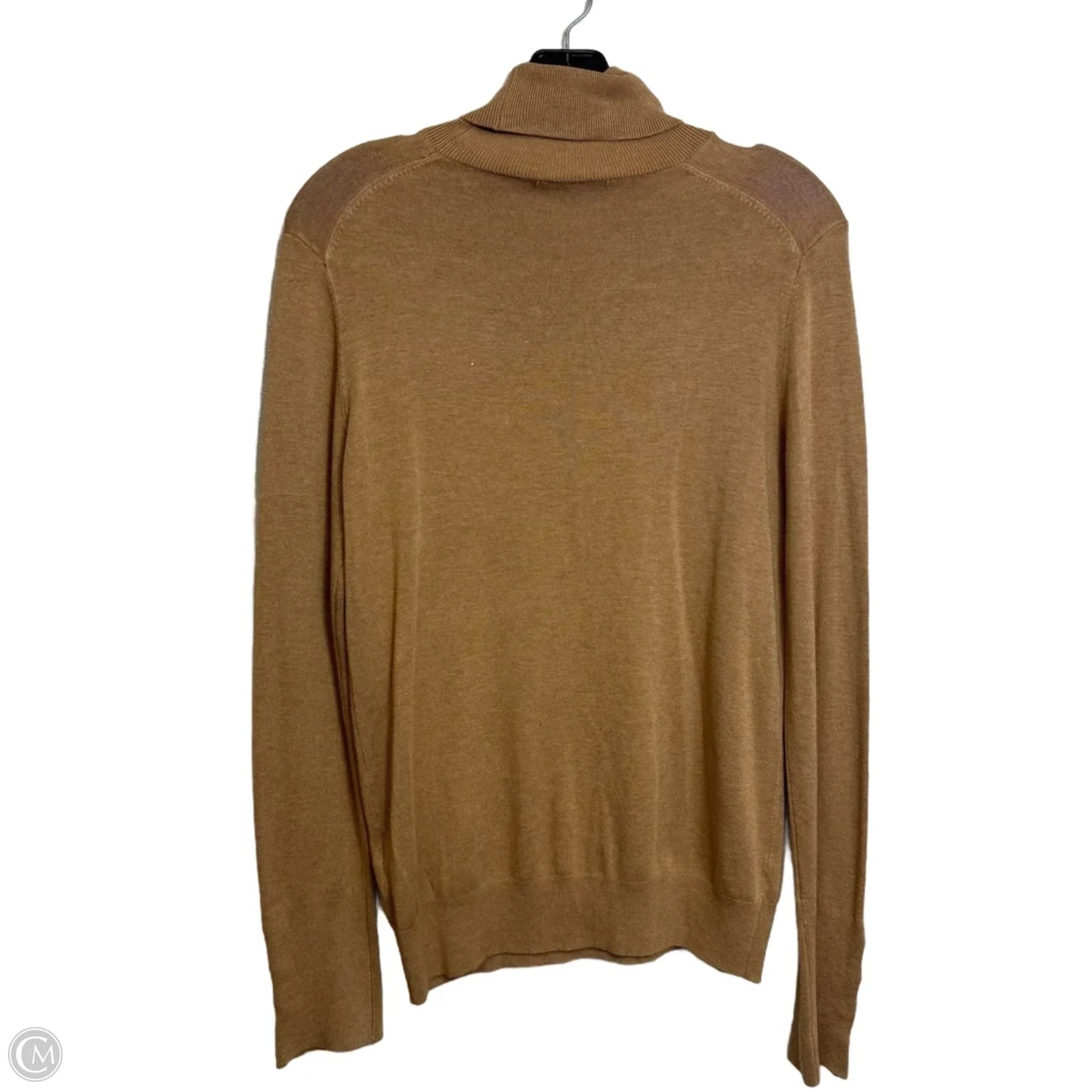 Top Long Sleeve By Zara In Tan, Size: L