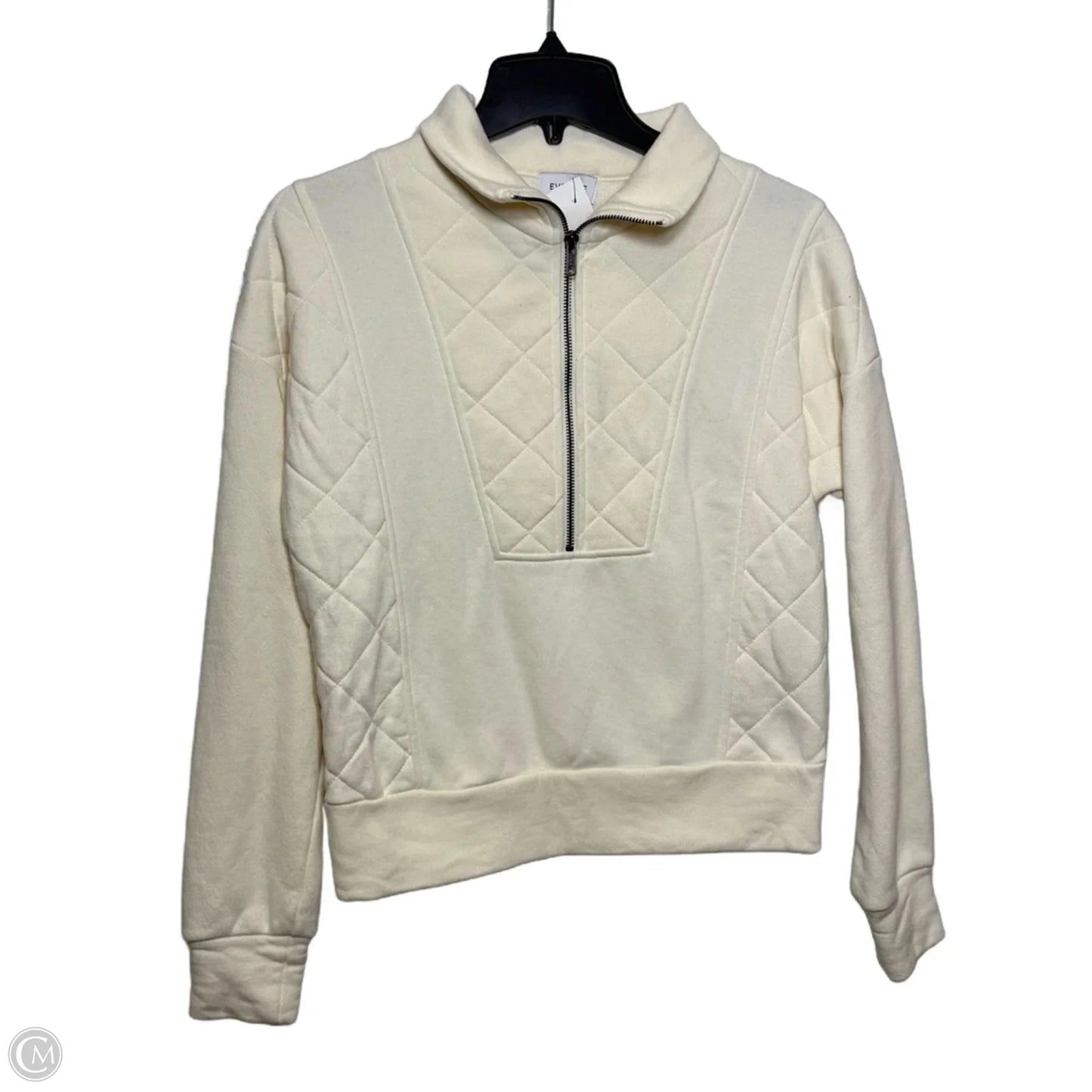 Sweatshirt Collar By Evereve In Cream, Size: Xs