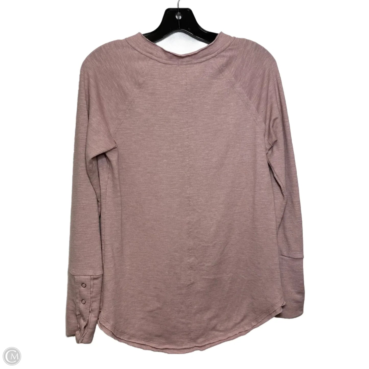 Top Long Sleeve By Evereve In Pink, Size: S