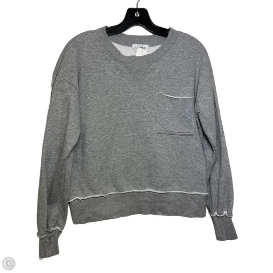 Sweatshirt Crewneck By Evereve In Grey, Size: Xs
