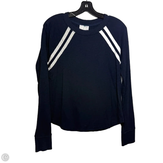 Top Long Sleeve By Evereve In Navy, Size: S