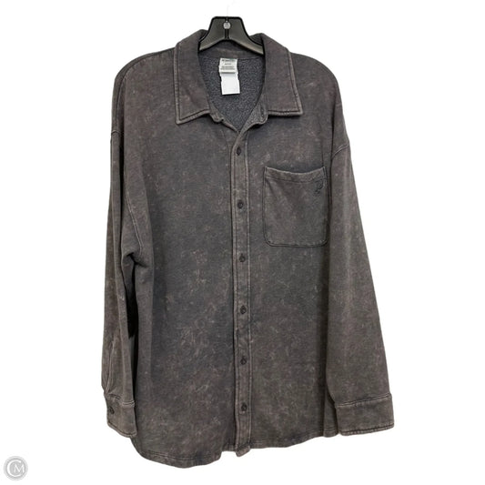 Top Long Sleeve By Pink In Taupe, Size: M